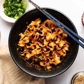 Spicy Chili Crisp Sesame Noodles