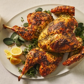 Mayo-Roasted Thanksgiving Turkey with Gravy