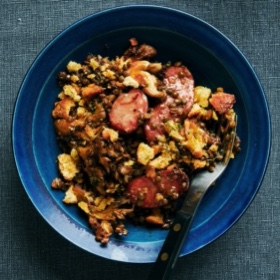 Lentil Kielbassoulet