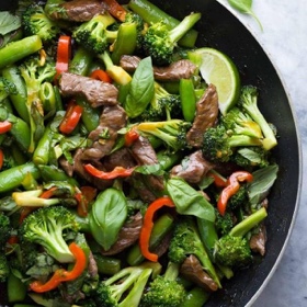 Thai Basil Beef Stir Fry
