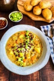 Vegan Potato Soup (Easy & Oil-Free)