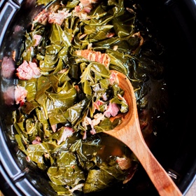Slow Cooker Collard Greens