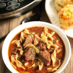 Slow Cooker Steak Soup