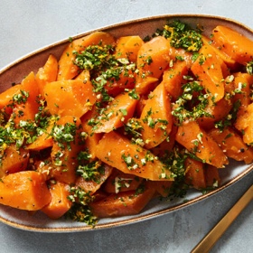 Ginger Beer-Glazed Butternut Squash with Gremolata