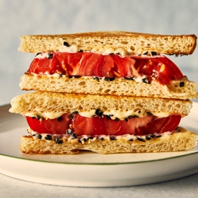 Furikake Tomato Sandwich
