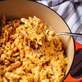 Creamy Shrimp and Andouille Penne