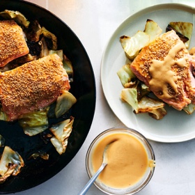 Miso-Mustard Salmon