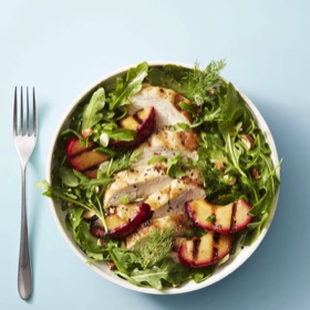 Chicken and Red Plum Salad