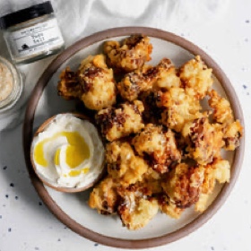 Yuzu Fried Cauliflower Wings