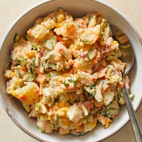 Japanese Potato Salad with Mentaiko