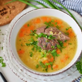 Ukrainian Split Pea Soup