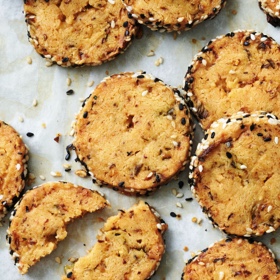Chile Crisp Cheese Crackers