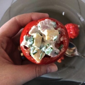Polish Cold Stuffed Tomatoes