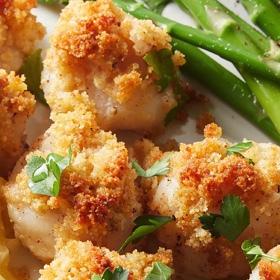 Awesome Baked Sea Scallops