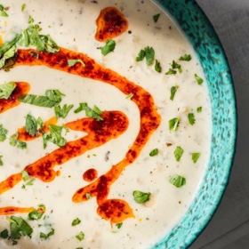 Tanabour (Armenian Yogurt and Barley Soup)
