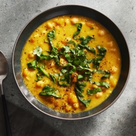 Squash and Chickpea Stew with Lemongrass
