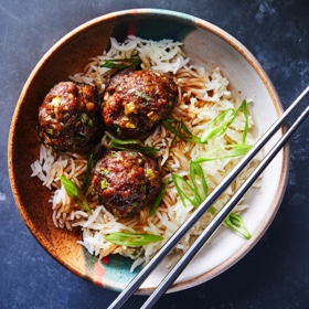 Korean BBQ-Style Meatballs