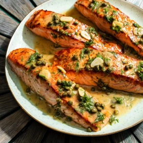 Salmon Piccata