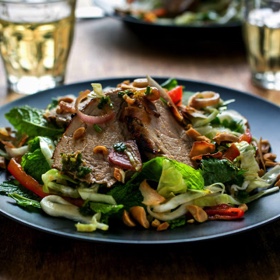 Spicy Thai Pork Tenderloin Salad