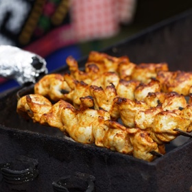 Romanian Chicken Kebabs (Frigarui)