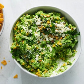 Guacamole with Grilled Corn