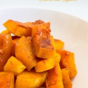 Cinnamon Roasted Butternut Squash { Vegan, Vegetarian}