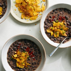 Vegan Coconut-Ginger Black Beans