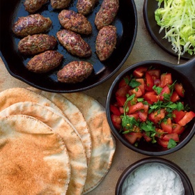 Lamb Kofta with Garlic Sauce