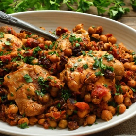 Chicken and Chickpea Tagine