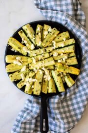 Greek-Style Roasted Zucchini with Feta