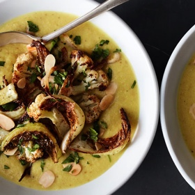 Roasted Cauliflower Soup