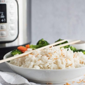 Easy Coconut Rice | Instant Pot