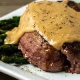 Filet Mignon with Bourbon Sauce