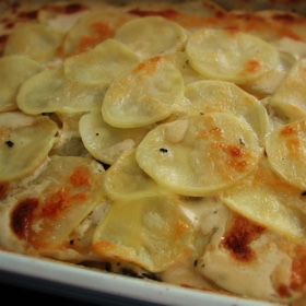 Chef John's Truffled Potato Gratin