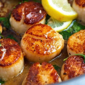 Perfect Seared Scallops