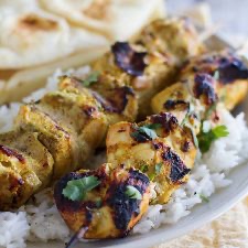 Grilled Indian Chicken Skewers