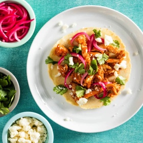 Tacos De Tinga De Pollo (Chicken Tinga Tacos)