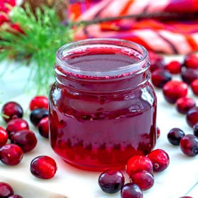Cranberry Simple Syrup