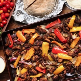 Easy Sheet Pan Chicken Shawarma