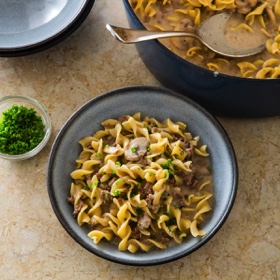 Ground Beef Stroganoff