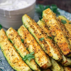Baked Zucchini with Parmesan and Thyme