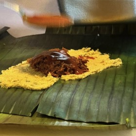 Tamales De Cerdo Enchilado (Tamales Filled with Spicy Pork) (Oculto)