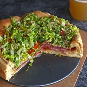 Italian Sub Deep Dish Pizza