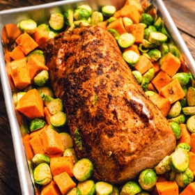 Pork Loin Roast with Vegetables