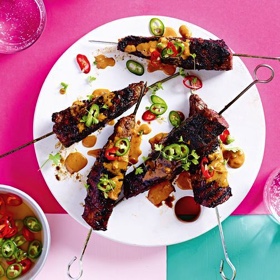 Satay Steak Skewers