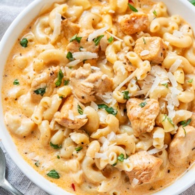 Instant Pot Creamy Garlic Parmesan Chicken Pasta