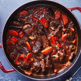 Dijon and Cognac Beef Stew