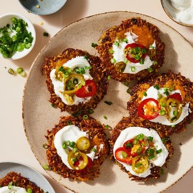 Crispy Cheesy Latkes