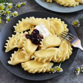 Vareniki with Farmers Cheese
