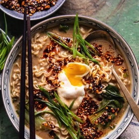 25 Minute Chili Oil Egg Ramen.